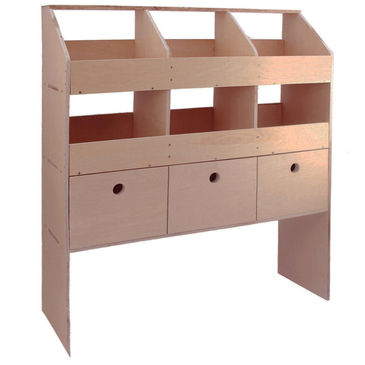 AUTO-REGAL Universal - Braun, Holzwerkstoff (102/120/30cm) - Monstershop