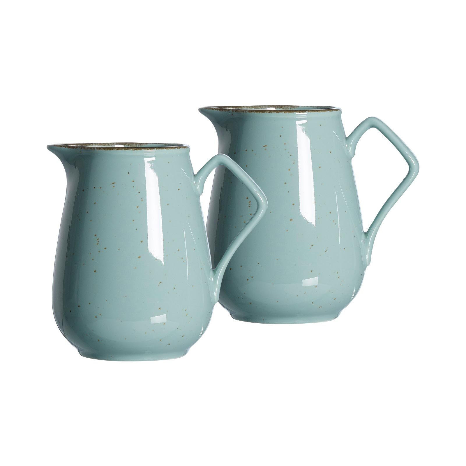 KRÜGE Casa blau 800 ml 2er Set - Blau, Keramik (0.8L) - Ritzenhoff Breker