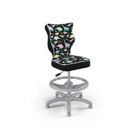 KINDERSTUHL Petit mit Fußstütze - Schwarz, Textil (66/90/66cm) - RAUMHIRSCH FURNITURE
