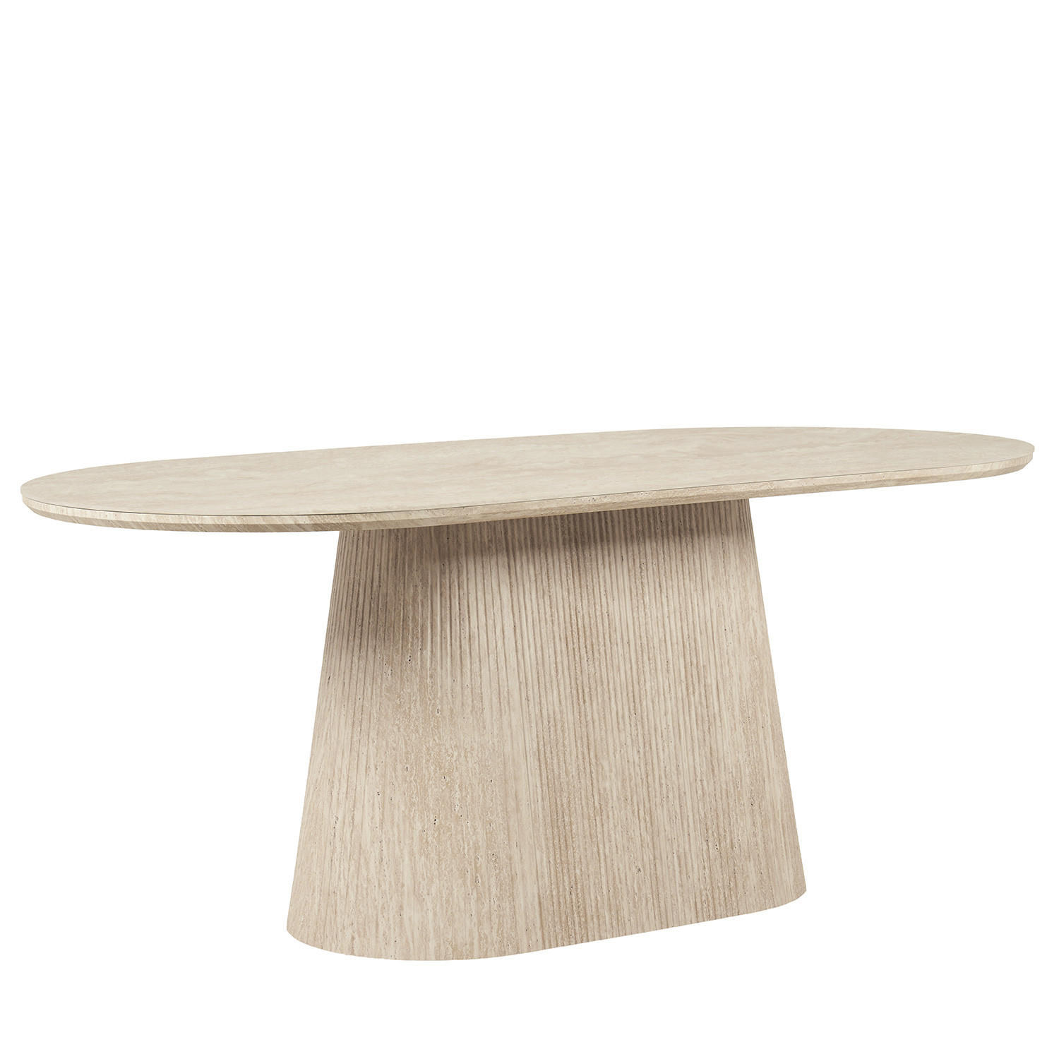 ESSTISCH Calizia Beige 180 cm x 75 cm - Beige, Holzwerkstoff (90/180/75cm) - Klast Home