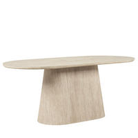 ESSTISCH Calizia Beige 180 cm x 75 cm - Beige, Holzwerkstoff (90/180/75cm) - Klast Home