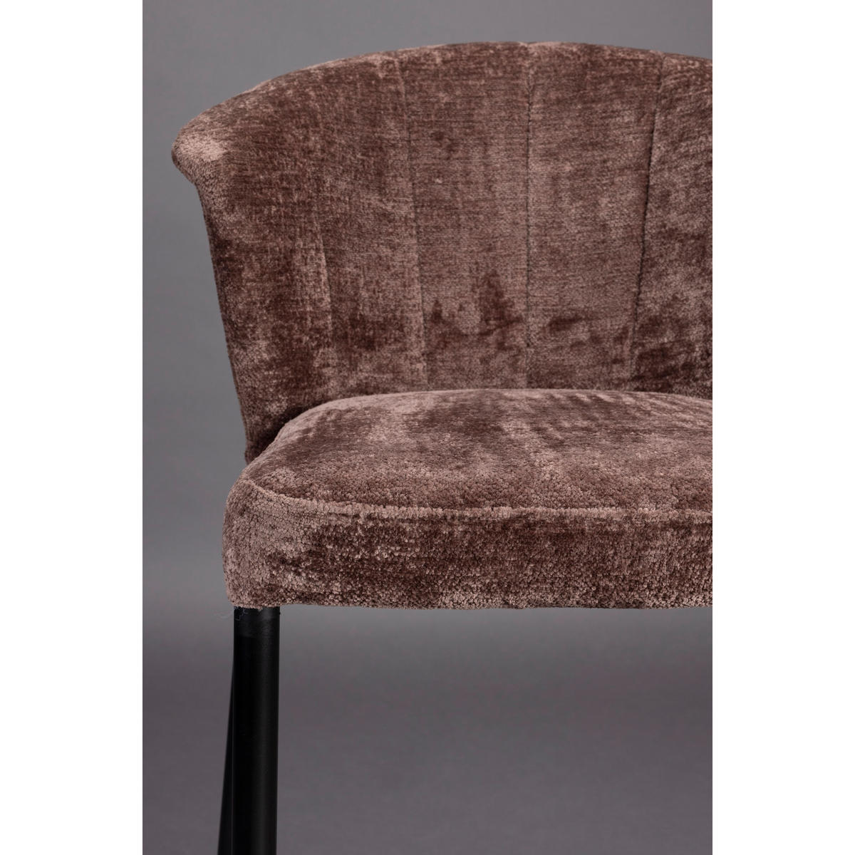 BARHOCKER Georgia Rückenlehne 73 cm Lila - 2 er Set - Flieder, Holz (54/101/56cm) - Dutchbone