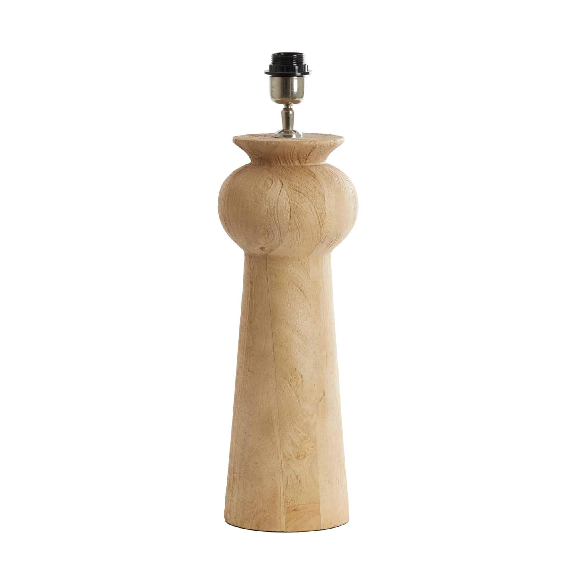 LAMPENFUSS Baglio Braun 19/19/45 cm - Braun, Holz (19/19/45cm) - Light & Living