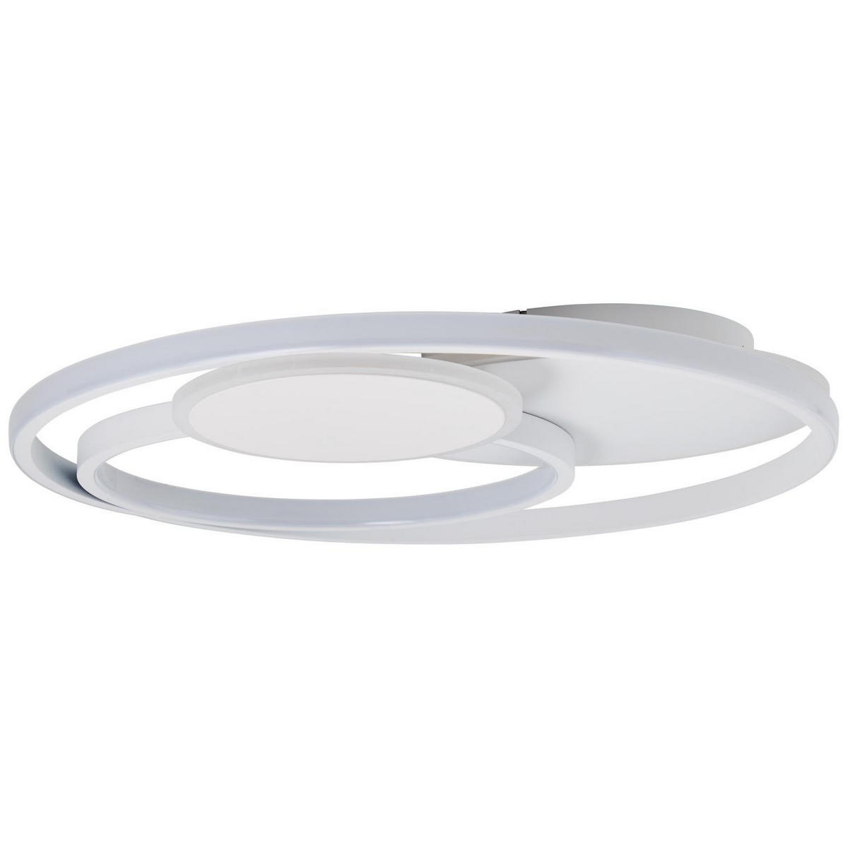 DECKENLEUCHTE Runda G99371/75 - Weiß, Metall (50/50/7cm) - Brilliant
