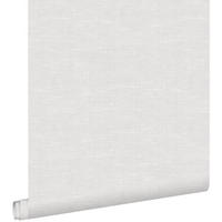 TAPETE Leinen-Optik 53 cm x 10.05 m - Grau, Papier (53/1000cm) - ESTAhome