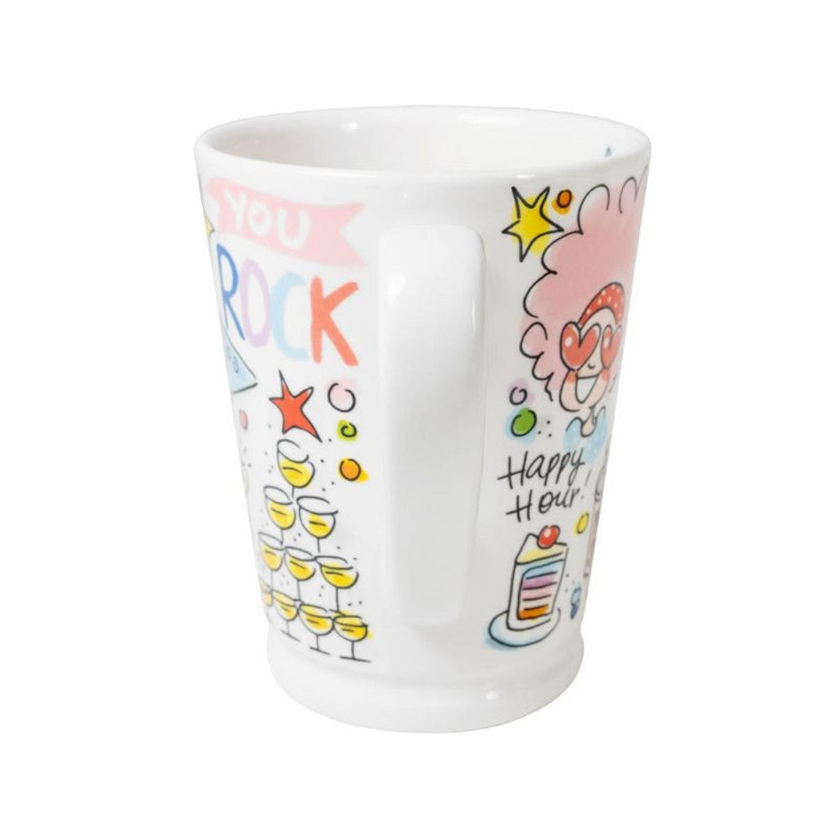XL-BECHER Glückwunschparty in Bunt - 500 ml - Multicolor, Keramik (0.5L) - Blond Amsterdam