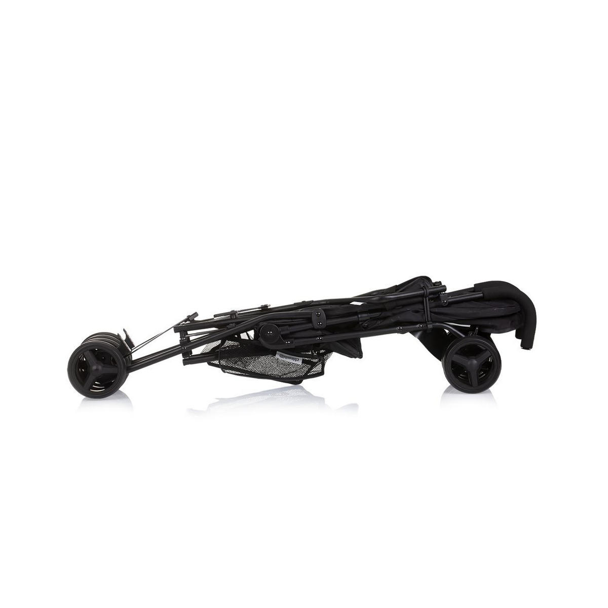 BUGGY Point schwarz 5-Punkt-Gurt, Rückenlehne verstellbar, Korb - Schwarz, Metall (66/46/100cm) - Chipolino