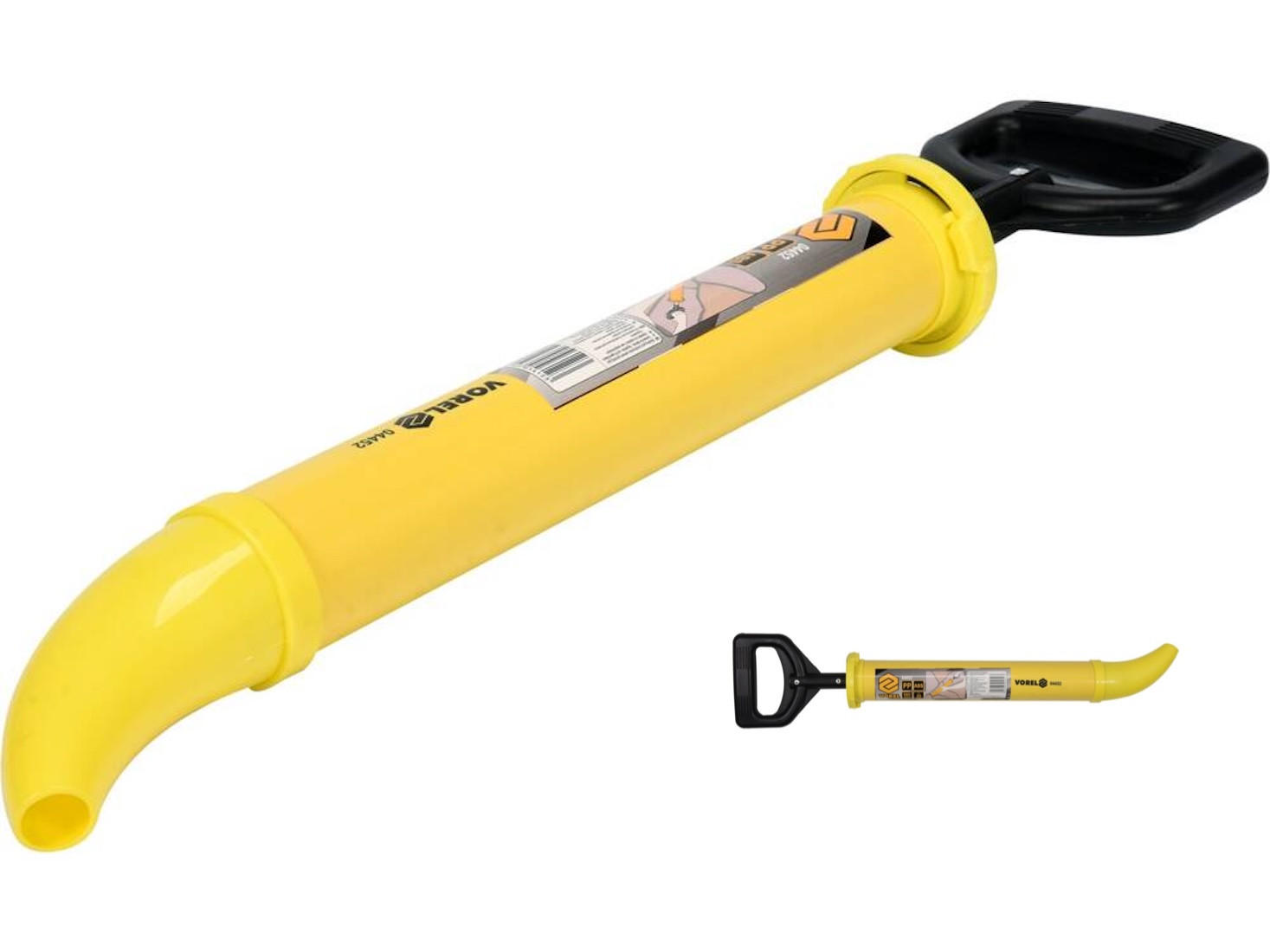 MÖRTELPRESSE, Fugenpistole, Mörtelspritze, Fugenpresse, abgewinkelte Düse 20 mm - Gelb, Kunststoff (66/14/6cm) - TRIZERATOP