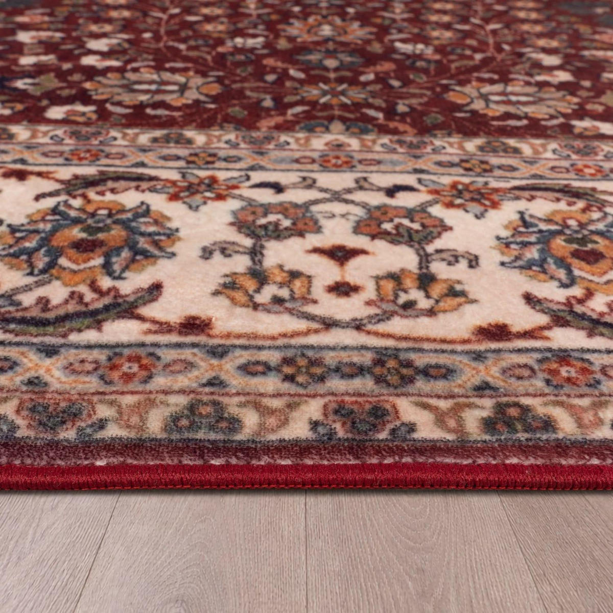 KURZFLOR-TEPPICH SEOUL 452 ROT 120X160 - Rot, Kunststoff (120/160cm) - Paco Home