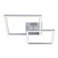 LED stropní svítidlo CLEO III 35/35/7 cm - černá, plast (35/35/7cm) - Nettlife