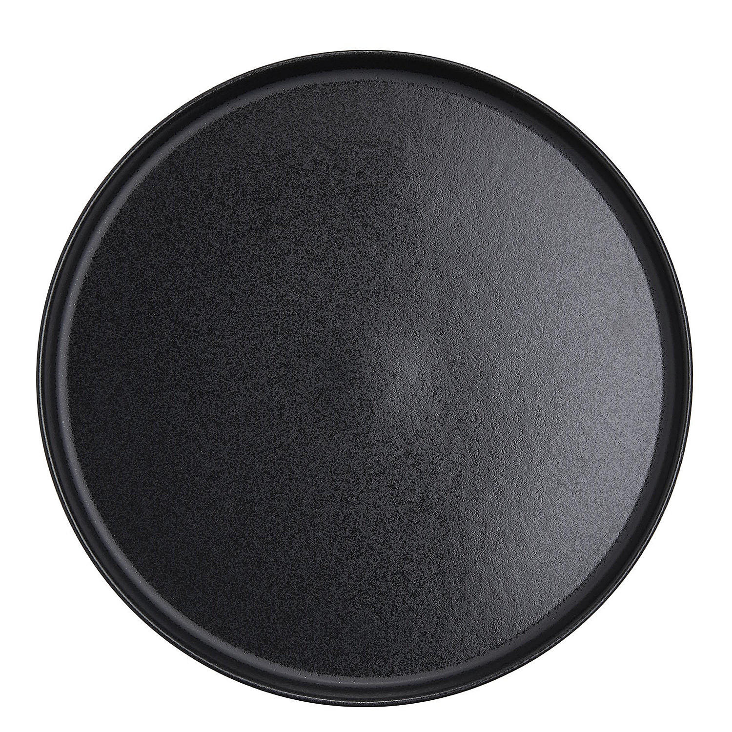 Butlers Teller Schwarz 27x2x27 cm