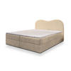 BOXBETT FLUVIA N 180x200 cm mit Matratze und Topper - Creme - Creme, Holz (180/200cm) - MASSENO