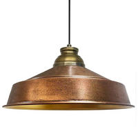 PENDELLEUCHTE Noir - Kupferfarben, Metall (40/40/21cm) - Bamyum
