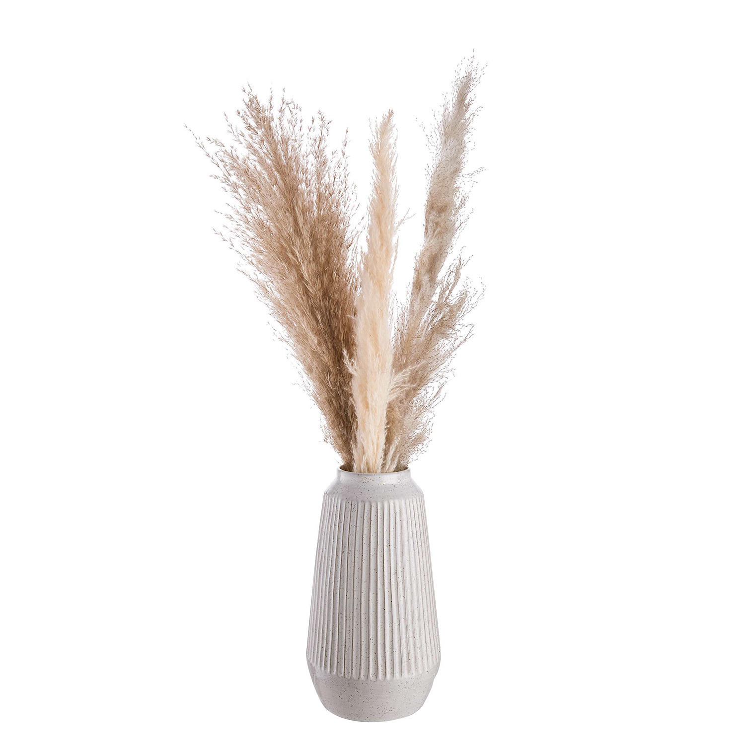 VASE Finja - Beige, Keramik (32cm) - Butlers
