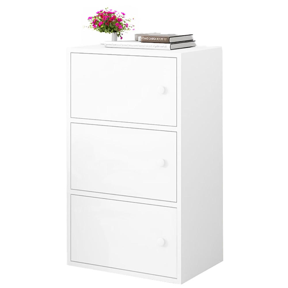 STANDREGAL , weiß, 78/30/40 cm - Weiß, Holz (40/78/30cm) - MUVU