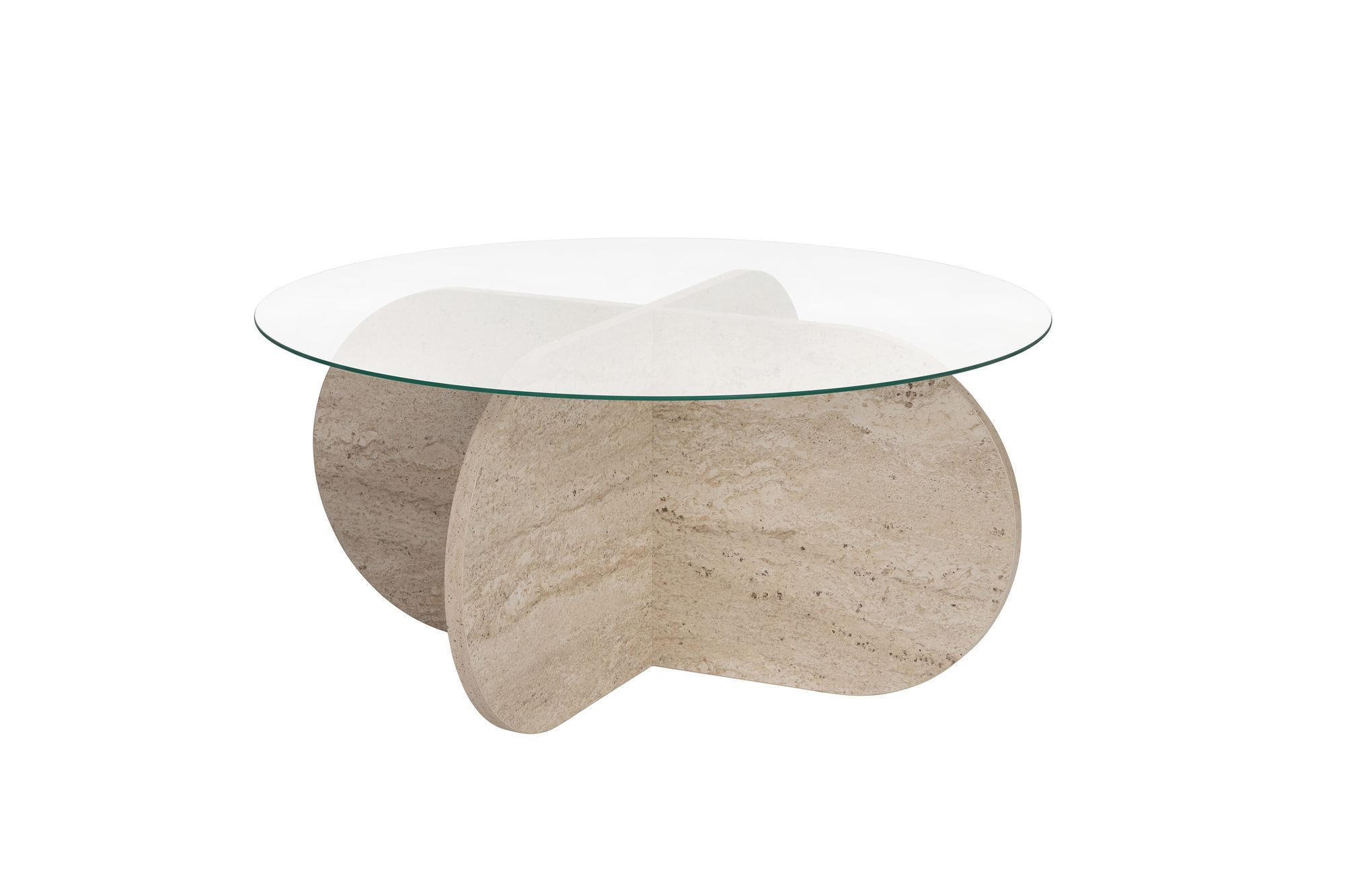 Habitat Garten Couchtisch Beige 75x35x75 cm