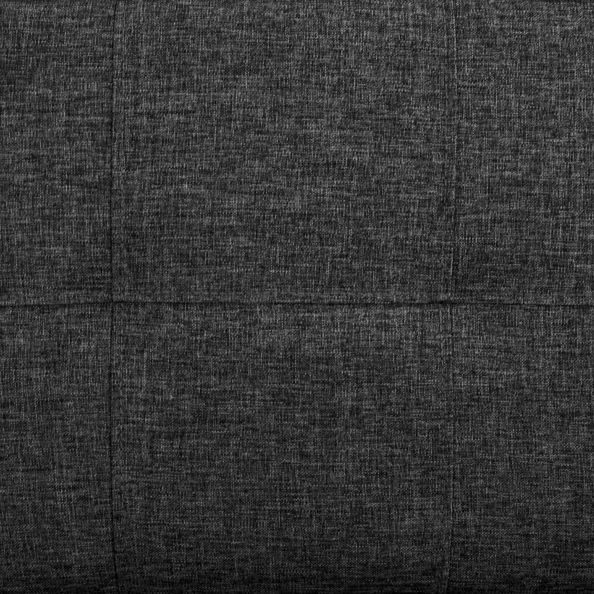 BODENSOFA, verstellbar, Dunkelgrau - Dunkelgrau, Kunststoff (61/58/73cm) - HOMCOM