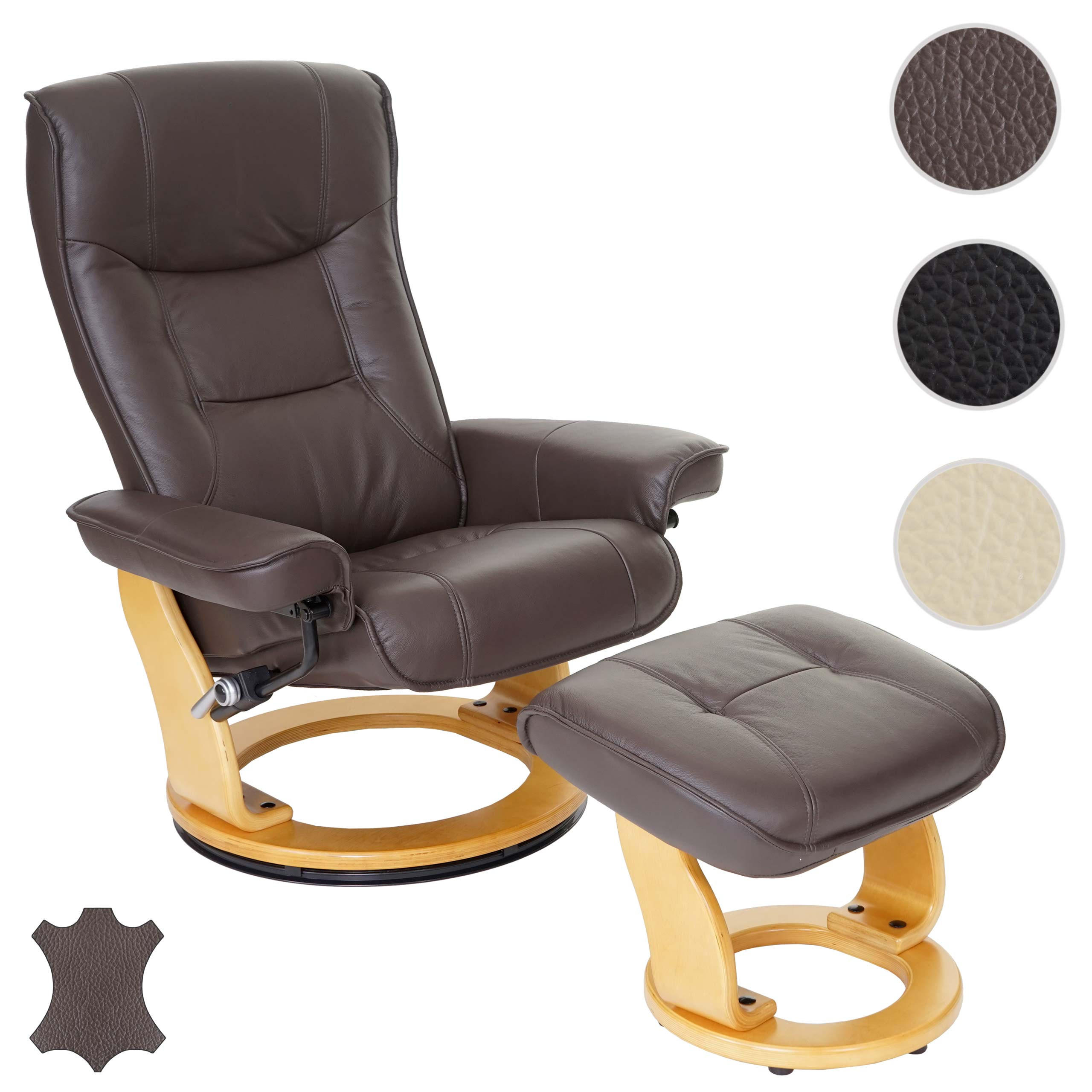 Thumbnail - MCA Relaxsessel, Braun, Leder, 86x105x82 cm, Wohnzimmer, Sessel, Relaxsessel