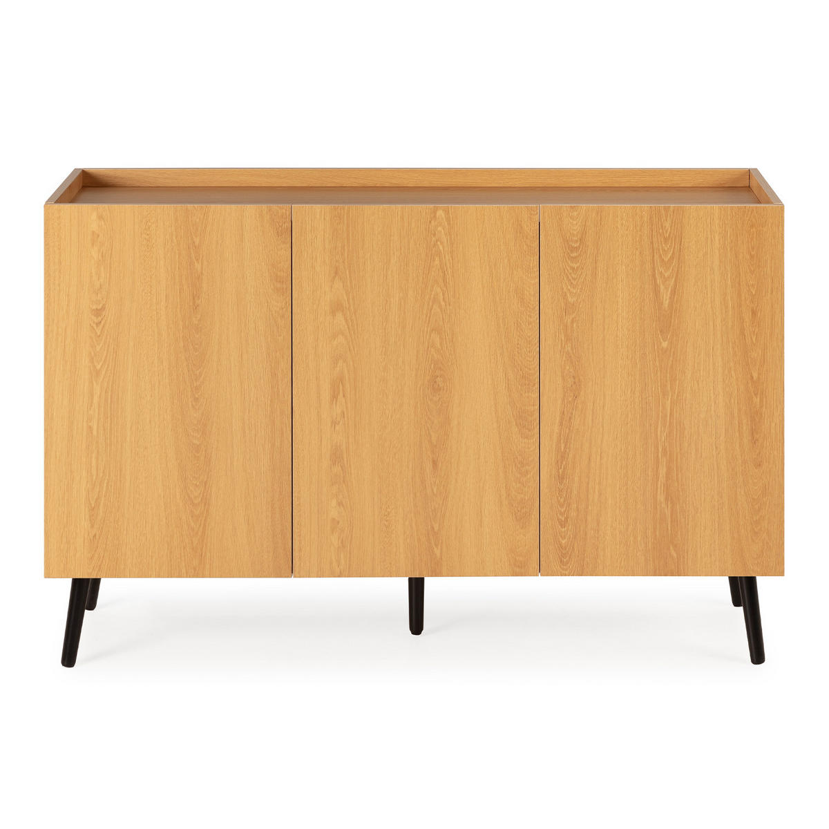 SIDEBOARD Siren 3 türen Eichenfarbe - Honigeiche, Holzwerkstoff (120/76/40cm)