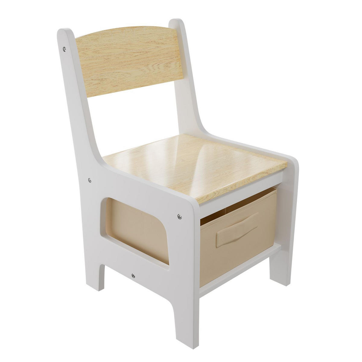 KINDERSITZGRUPPE Milou natur - Naturfarben, Holz (60/50/60cm) - Juskys