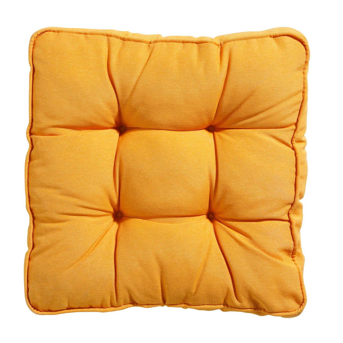 SITZKISSEN Panama 47/47 cm 4er-Set - Hellgelb, Textil (47/8/47cm) - Madison