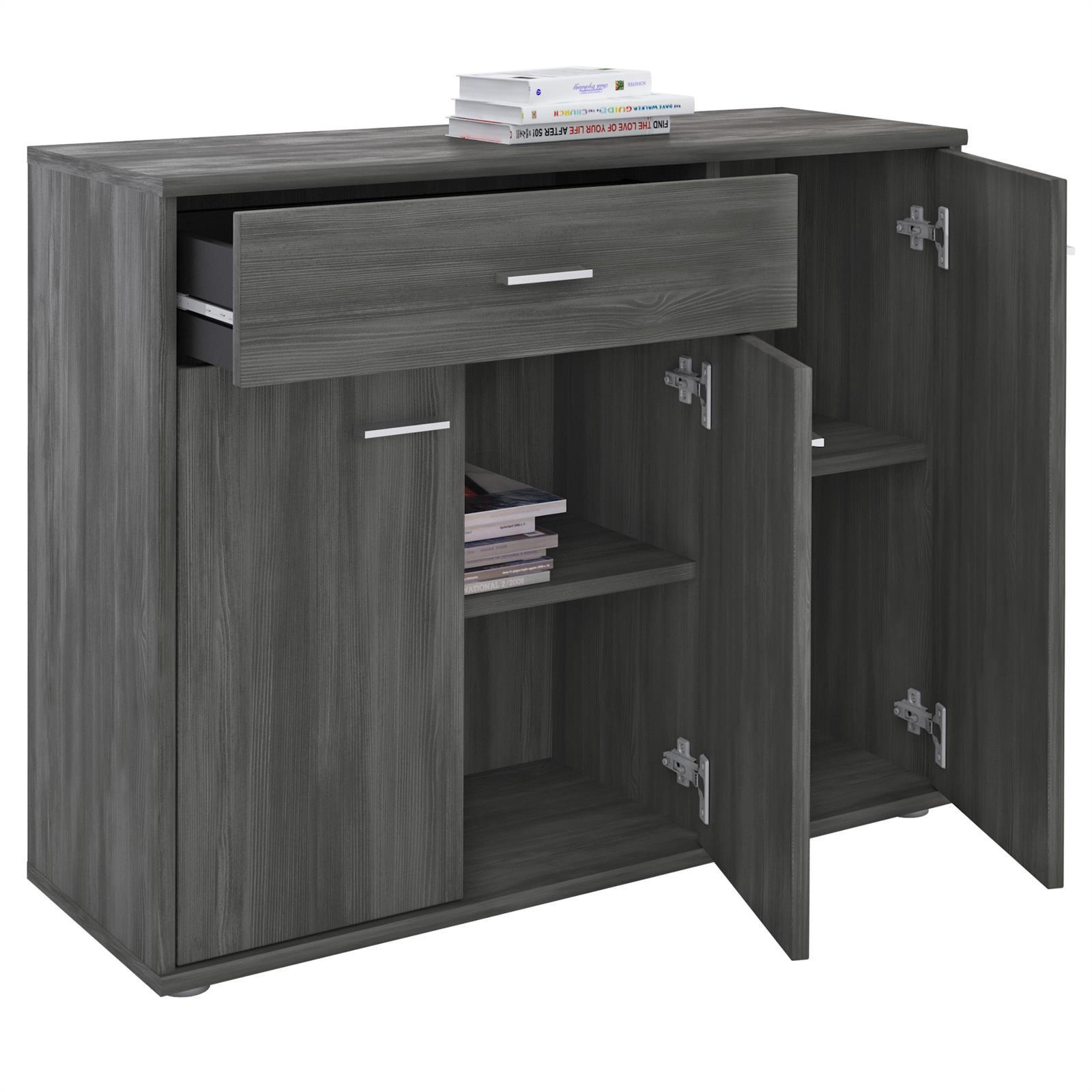 KOMMODE ESTELLE - Eschefarben, Holzwerkstoff (88/70/30cm) - CARO-Möbel