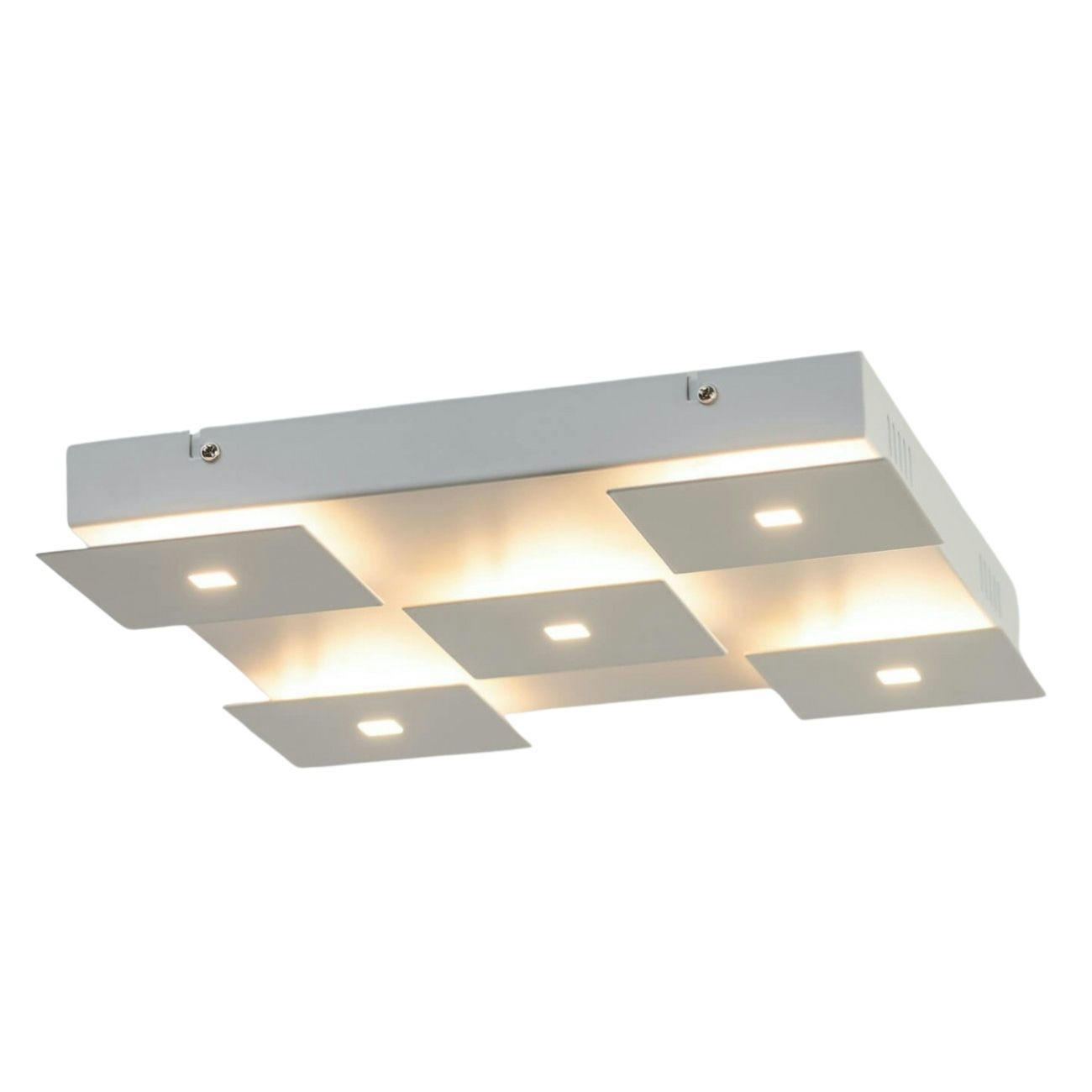 DECKENLEUCHTE Nova, Weiß, 34cm - Weiß, Metall (34/34/4.8cm) - KOSILUM