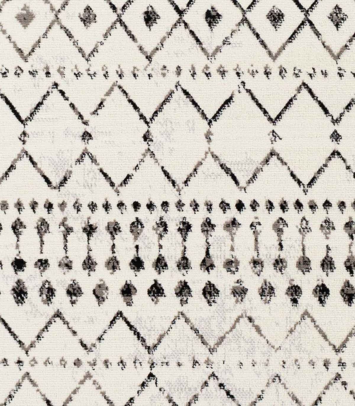 BERBERTEPPICH Weiß und Schwarz 152/213 cm - Weiß, Naturmaterialien/Textil (213.0/152.0/1.1cm) - Surya