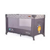 REISEBETT Africa grau Laufstall Seiteneingang Matratze Sichtfenster Tasche - Grau, Kunststoff (60/120cm) - Cangaroo
