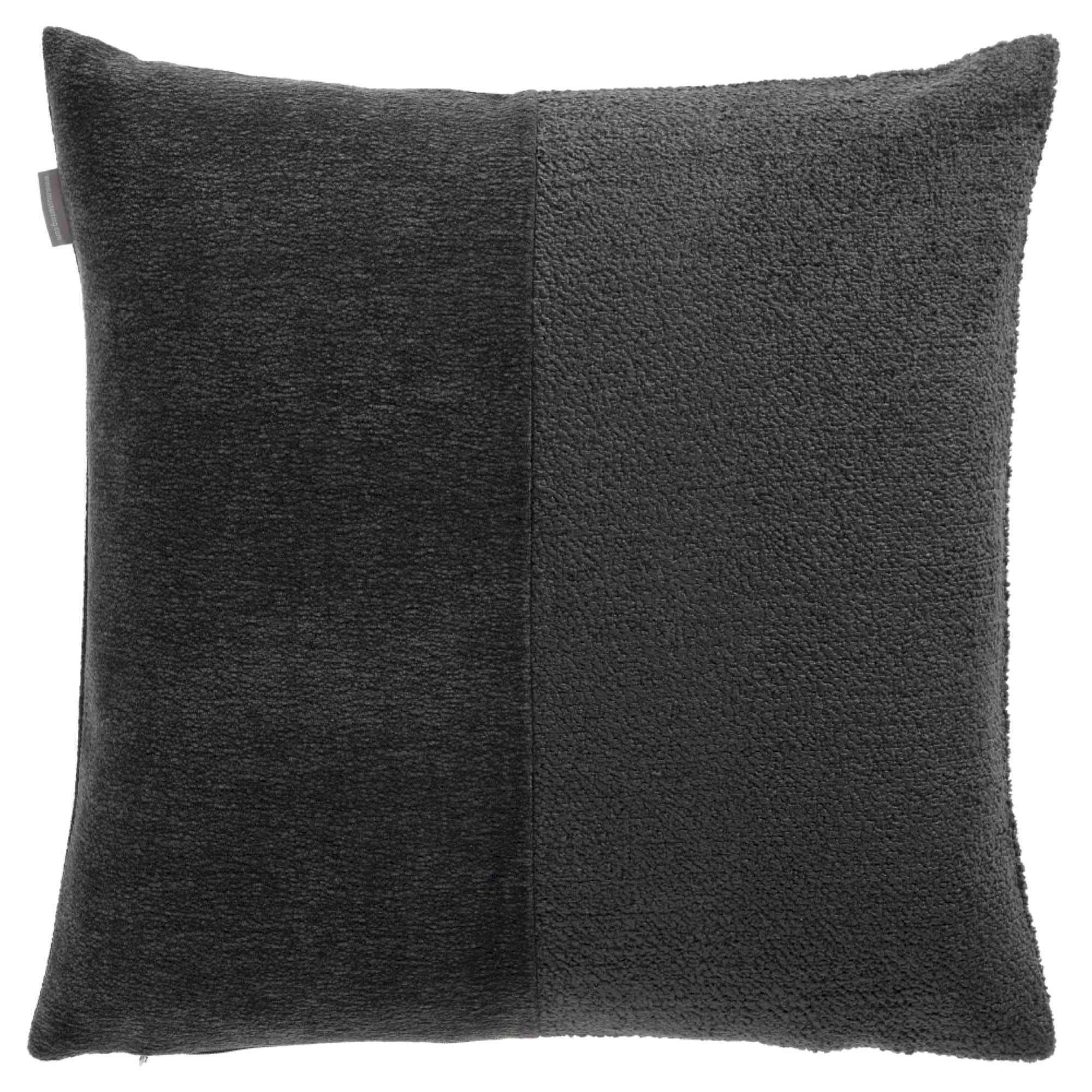 ZIERKISSENHÜLLE MATCH - Anthrazit, Textil (45/45cm) - Musterring