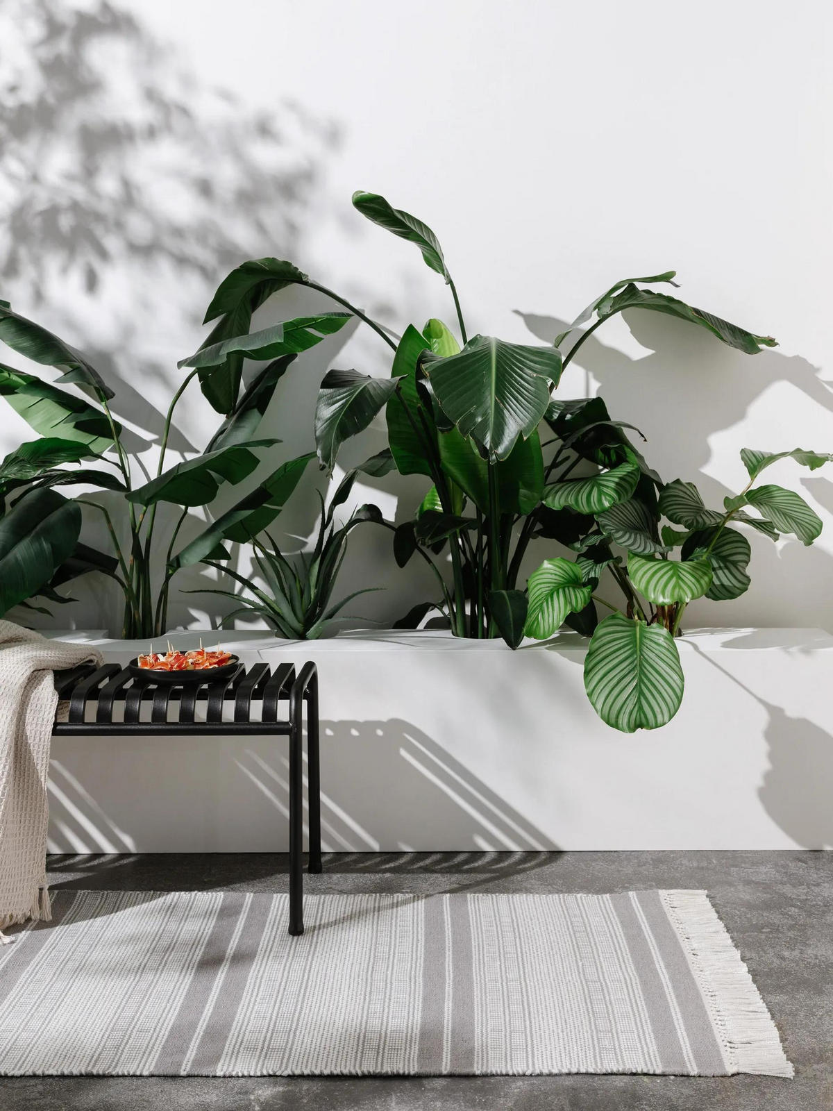 OUTDOOR-LÄUFER Siena handgewebt 80/250 cm - Grau, Kunststoff (80/250cm) - benuta Nest