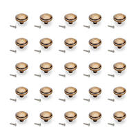 MÖBELKNOPF Mali, Durchmesser 32mm, Zamak, Bronze 25er-set - Bronzefarben, Kunststoff (3.2/3/3.2cm) - EMUCA