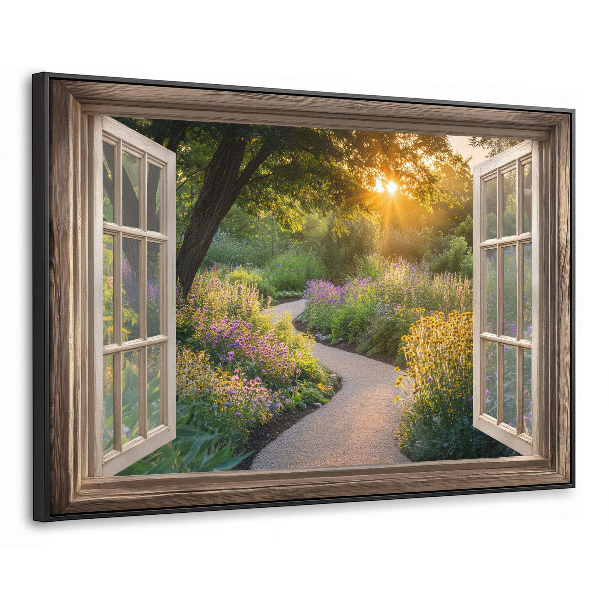 MuchoWow Leinwand Hellgelb 140x90 cm