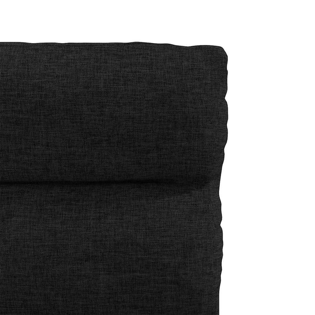 ESSZIMMERSTÜHLE 2 Stk. Schwarz Stoff 45*54*86cm - Schwarz, Metall (45/86/54cm) - ZMH