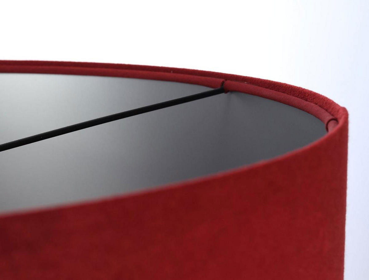 HÄNGELEUCHTE Rot 40/20 cm - Rot/Silberfarben, Kunststoff (40/0.6/20cm) - ONZENO