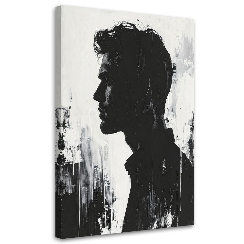 Feeby Bild Schwarz 80x120 cm
