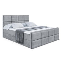 BOXBETT NOVA-Z - 160 x 200 - H3 - Grau - Grau, Holzwerkstoff (160/200cm) - ALTDECOR