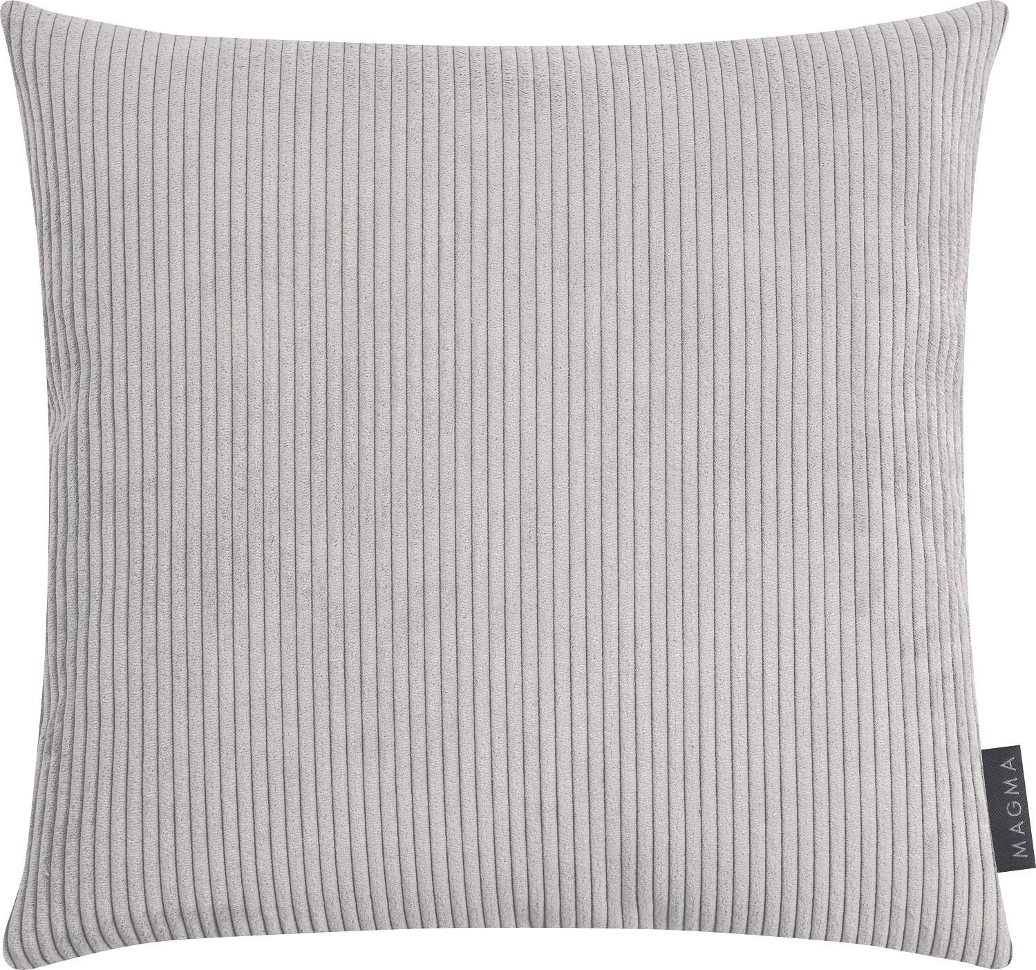 KISSENHÜLLE Inga Cord Look grau - Grau, Textil (40/40cm) - Magma Heimtexx