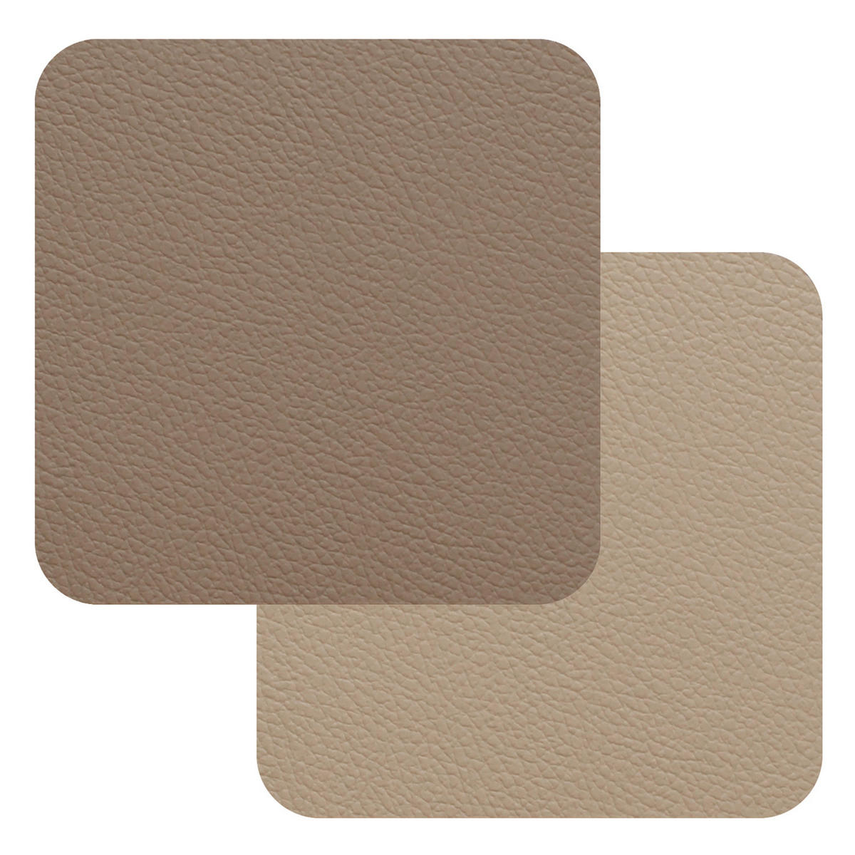 FLEXIMATS Untersetzer, 4er Set, 10x10cm, Taupe/Beige - Multicolor, Textil (10/10cm) - Freeform