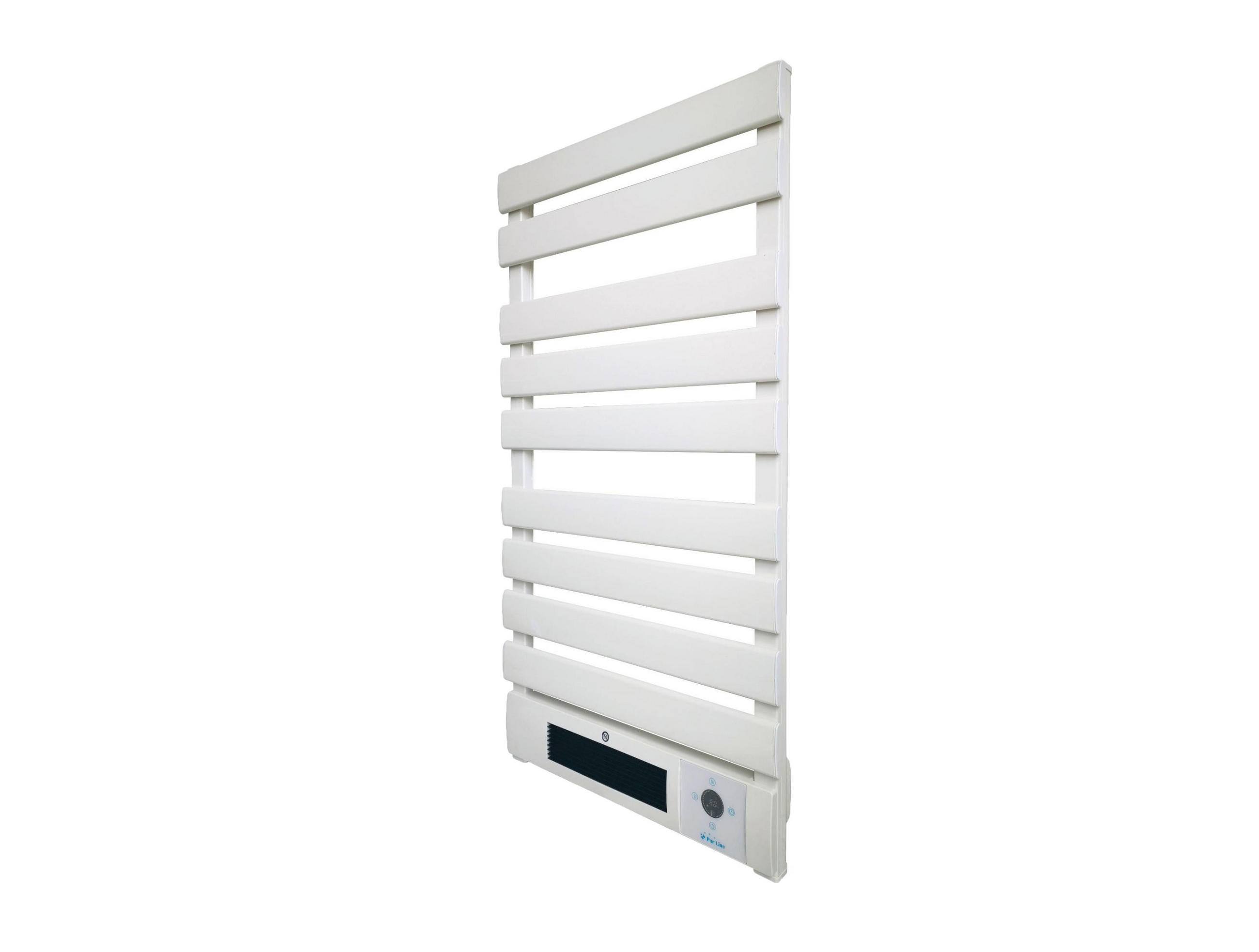 HANDTUCHTROCKNER Weiß mit Elektrosystem und Wandhalterung 2000 W - Weiß, Metall (55/105/6cm) - Purline