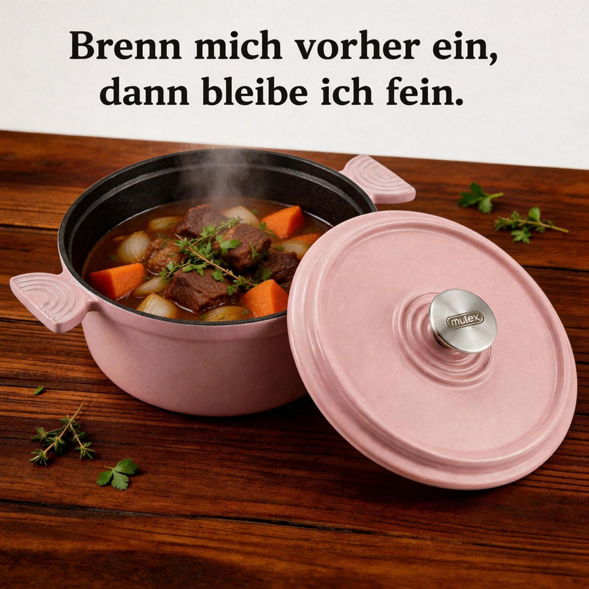 SCHMORTOPF Belle Cocette rosé 20 cm - Rosa, Metall (20cm) - Mulex