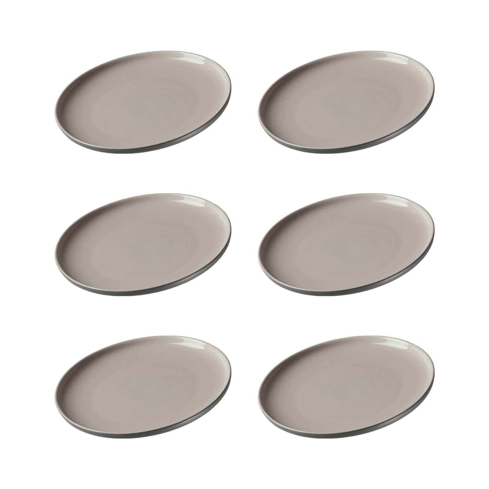 DESSERTTELLER Jasper Grau ø 19.0 cm 6er Set - Grau, Keramik (19cm) - Ritzenhoff Breker