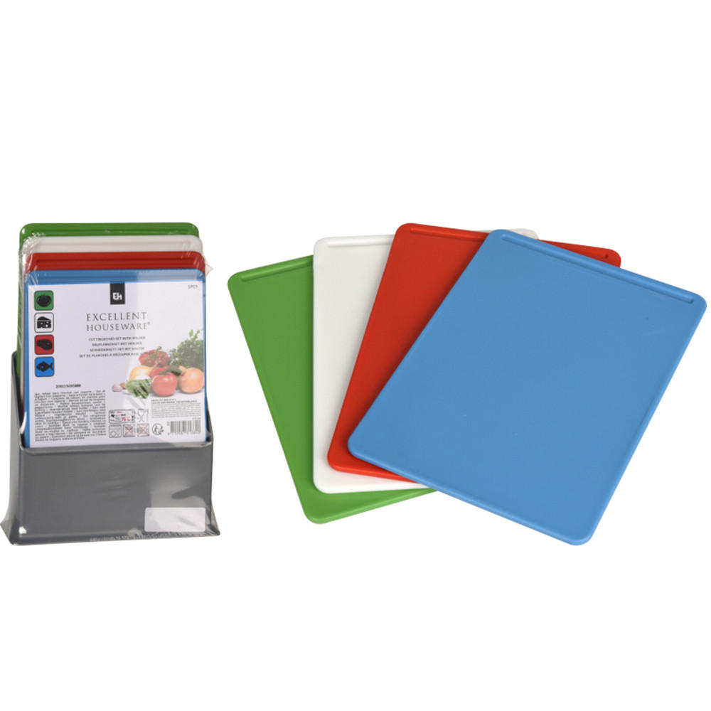 SCHNEIDBRETT Basic Mehrfarbig 25/17/6 cm Kunstoff - Multicolor, Kunststoff (17/25cm) - Mondex