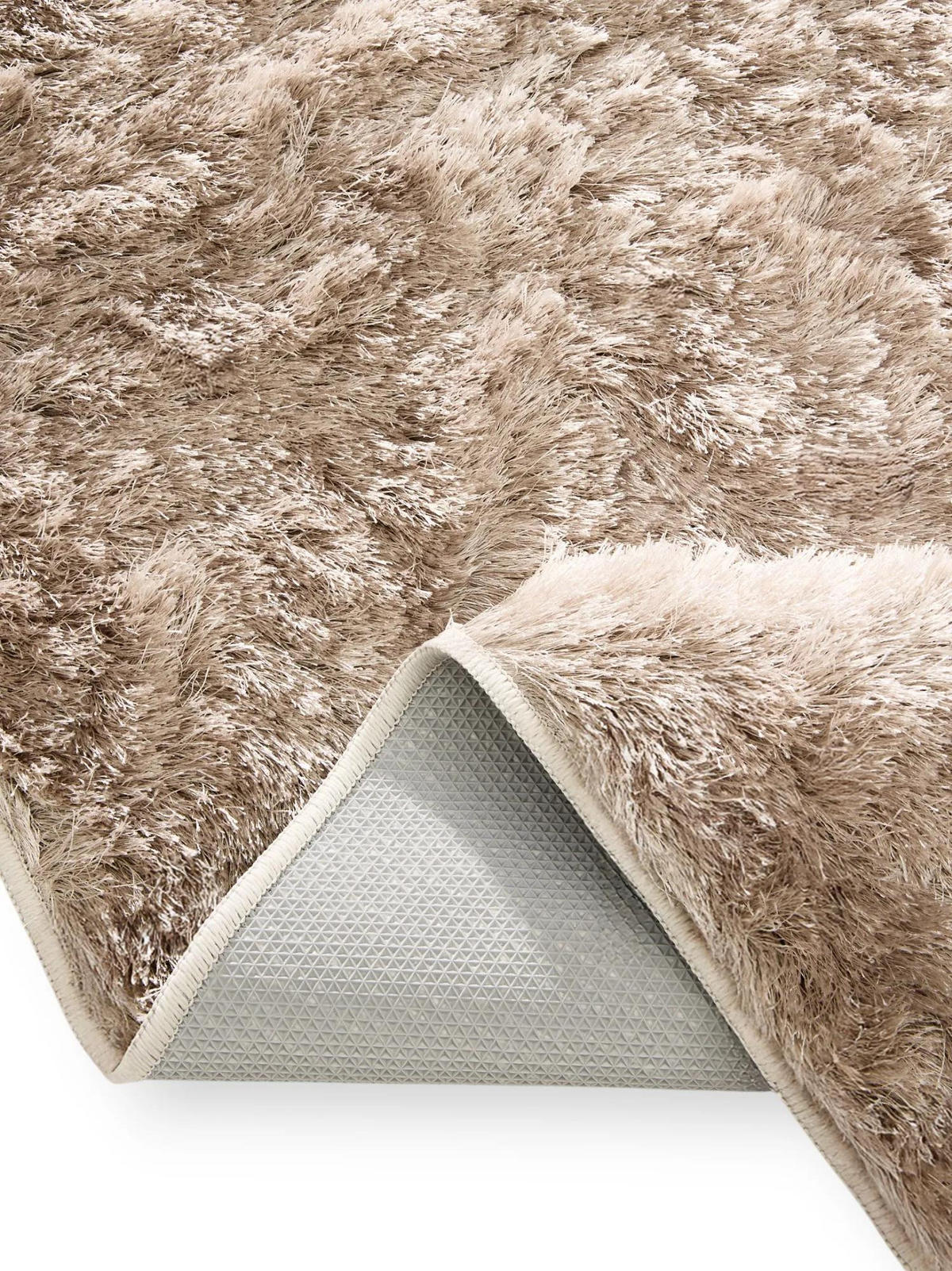 HOCHFLORTEPPICH Whisper Beige 140x200 cm - Beige, Kunststoff/Textil (140/200cm) - benuta Nest