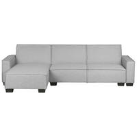 ECKSOFA Polsterbezug Hellgrau linksseitig Romedal - Hellgrau, Textil (290/173cm) - Beliani