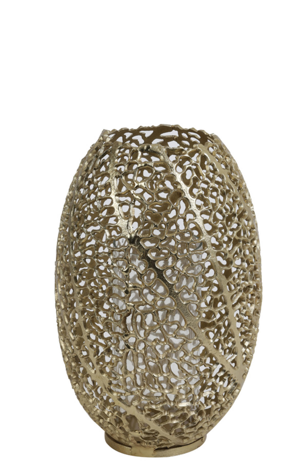WINDLICHT Sinula Gold Ø25,5/38 cm - Goldfarben, Metall (25.5/38/25.5cm) - Light & Living