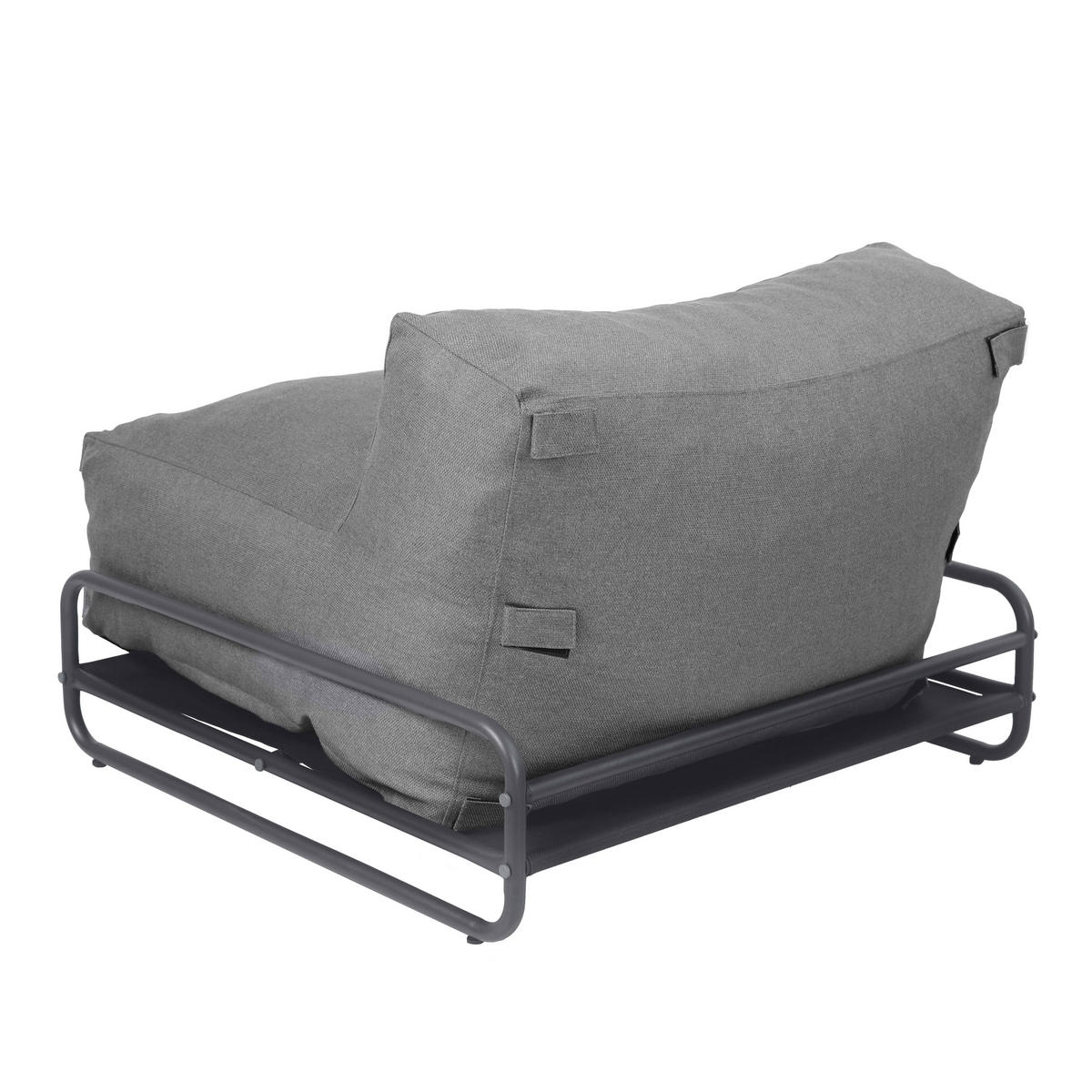LOUNGESESSEL, Grau - Grau, Textil (97/77/97cm) - Oviala