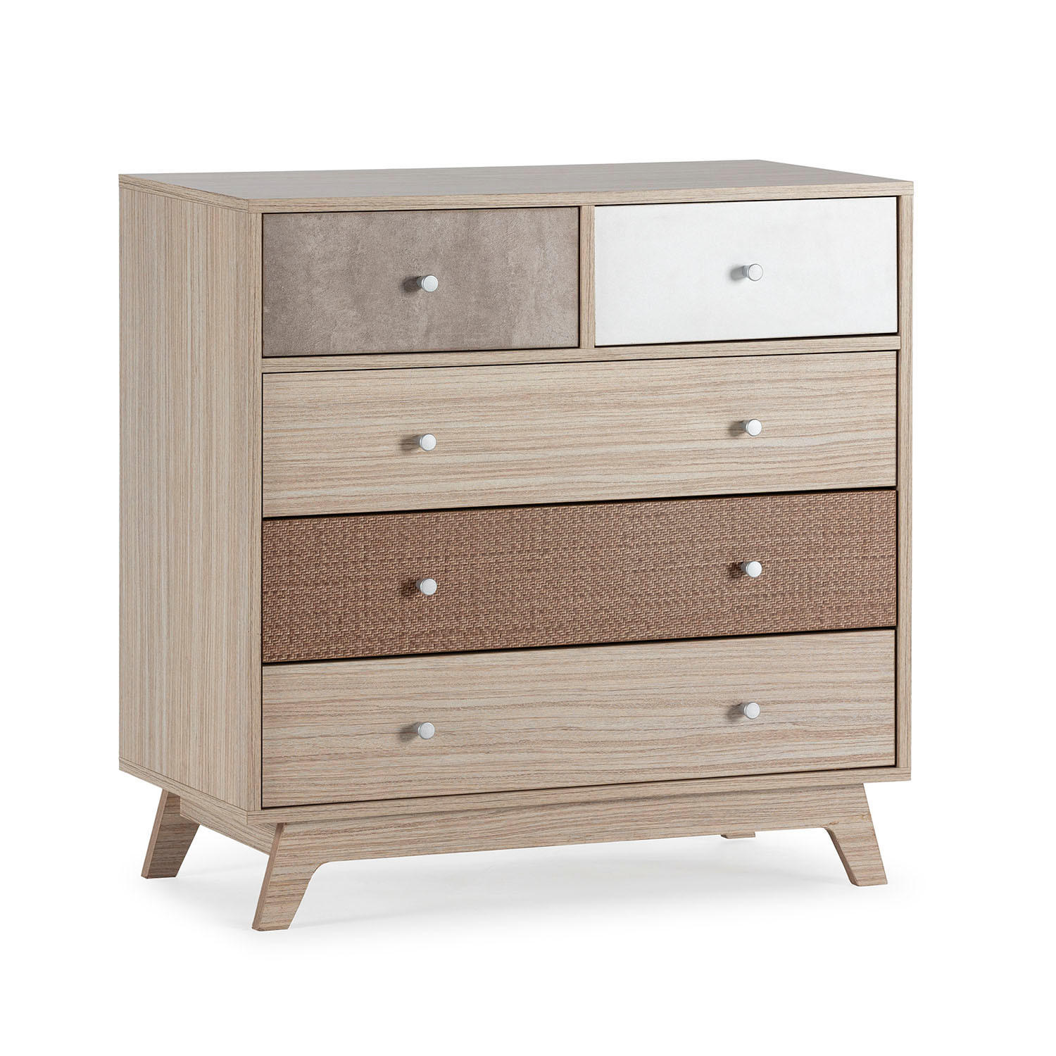 KOMMODE Maia 80/40/80 - Multicolor, Holzwerkstoff (80/80/40cm)