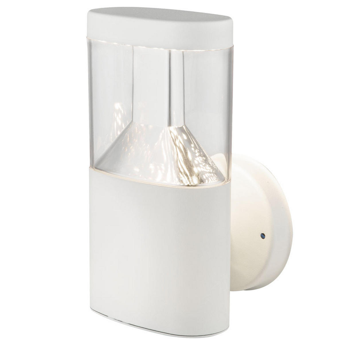 LED AUSSEN-WANDLEUCHTE Edelstahl Weiß 2er Set - Weiß, Metall (6.6/23/12.6cm) - Globo Lighting