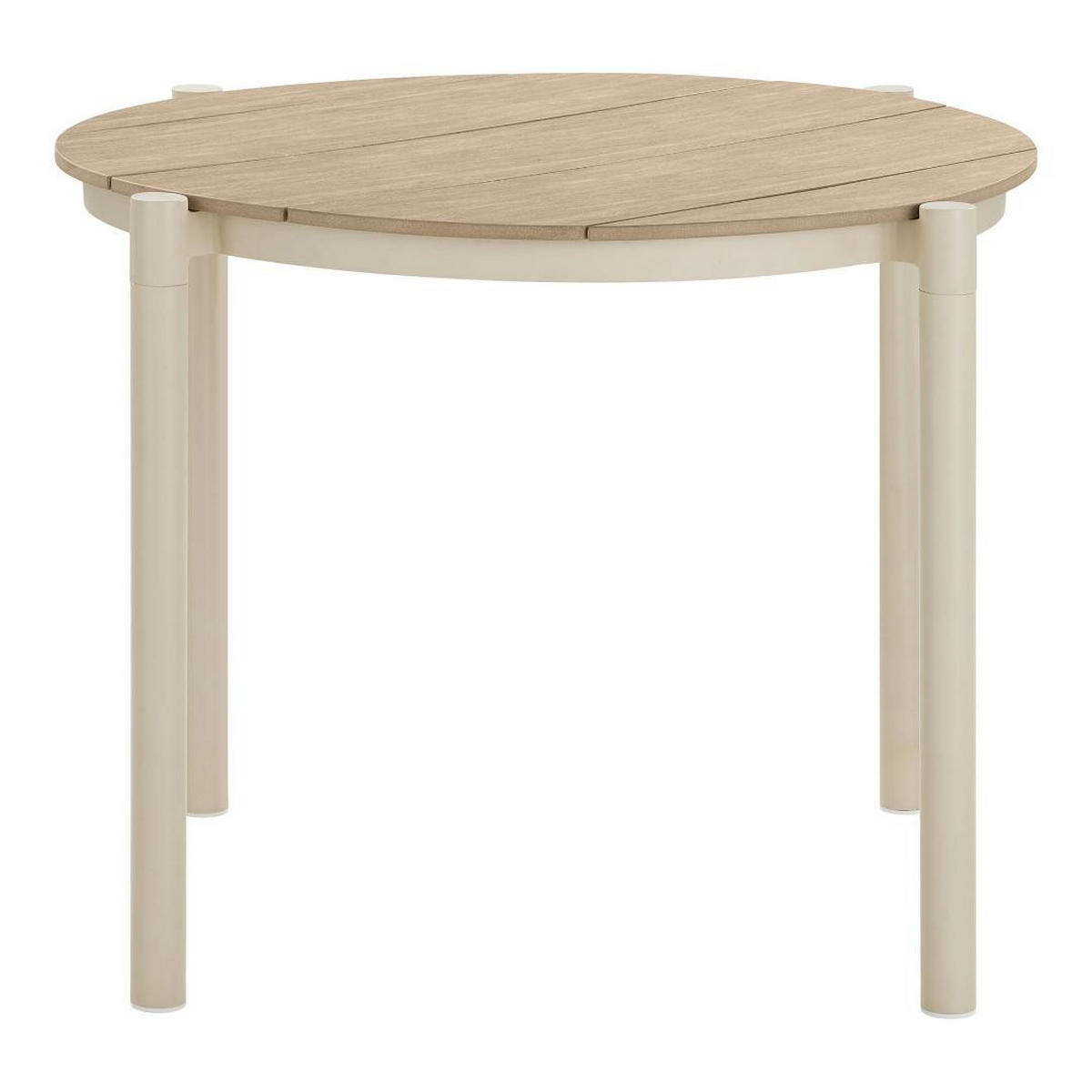 GARTENTISCH, Bella, Sandfarben, Metall, 90 x 90 x 74 cm - Sandfarben, Metall (90/90/74cm) - ebuy24